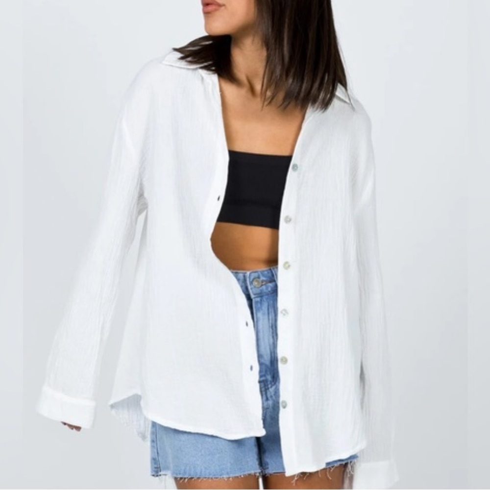 Princess Polly Mahalia Shirt White